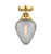 Innovations - 288-1C-SG-G165-LED - LED Semi-Flush Mount - Nouveau 2 - Satin Gold