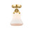 Innovations - 288-1C-SG-G191 - One Light Semi-Flush Mount - Nouveau 2 - Satin Gold