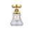 Innovations - 288-1C-SG-G194-LED - LED Semi-Flush Mount - Nouveau 2 - Satin Gold