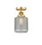 Innovations - 288-1C-SG-G262-LED - LED Semi-Flush Mount - Nouveau 2 - Satin Gold
