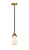 Innovations - 288-1S-BAB-G311-LED - LED Mini Pendant - Nouveau 2 - Black Antique Brass