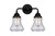 Innovations - 288-2W-BK-G194 - Two Light Bath Vanity - Nouveau 2 - Matte Black