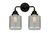 Innovations - 288-2W-BK-G262 - Two Light Bath Vanity - Nouveau 2 - Matte Black
