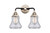 Innovations - 288-2W-BPN-G194 - Two Light Bath Vanity - Nouveau 2 - Black Polished Nickel