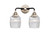 Innovations - 288-2W-BPN-G302 - Two Light Bath Vanity - Nouveau 2 - Black Polished Nickel