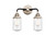 Innovations - 288-2W-BPN-G314 - Two Light Bath Vanity - Nouveau 2 - Black Polished Nickel