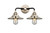 Innovations - 288-2W-BPN-M1-PN - Two Light Bath Vanity - Nouveau 2 - Black Polished Nickel