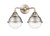 Innovations - 288-2W-SN-HFS-62-SN - Two Light Bath Vanity - Nouveau 2 - Brushed Satin Nickel