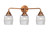 Innovations - 288-3W-AC-G302-LED - LED Bath Vanity - Nouveau 2 - Antique Copper