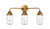 Innovations - 288-3W-BB-G314 - Three Light Bath Vanity - Nouveau 2 - Brushed Brass