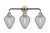Innovations - 288-3W-BPN-G165-LED - LED Bath Vanity - Nouveau 2 - Black Polished Nickel
