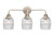 Innovations - 288-3W-PN-G302 - Three Light Bath Vanity - Nouveau 2 - Polished Nickel