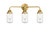 Innovations - 288-3W-SG-G312-LED - LED Bath Vanity - Nouveau 2 - Satin Gold