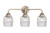 Innovations - 288-3W-SN-G302 - Three Light Bath Vanity - Nouveau 2 - Brushed Satin Nickel