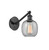 manufacturer_finish:Matte Black|manufacturer_glass:Seedy Belfast|light_output:600.00lm|color_temperature:2700K|cri:82