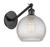 manufacturer_finish:Matte Black|manufacturer_glass:Clear Basket Weave|light_output:220.00lm|color_temperature:2200K|cri:99