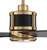 Gregory 56" Indoor Ceiling Fan with no Wifi 56" Ceiling Fan (GRG56SBFB4-NWF)