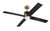 Gregory 56" Indoor Ceiling Fan with no Wifi 56" Ceiling Fan (GRG56SBFB4-NWF)