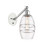 Innovations - 317-1W-WPC-G557-6CL - One Light Wall Sconce - Ballston - White Polished Chrome