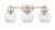 manufacturer_finish:Satin Nickel/Unspecified|manufacturer_glass:Clear|blade_span:Unspecified|light_source:LED|light_output:220.00lm|color_temperature:2200K|cri:99|voltage:120.00V|fan_control:Unspecified|crystal:Unspecified