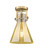 Innovations - 411-1F-BB-G411-8ME - One Light Semi-Flush Mount - Downtown Urban - Brushed Brass