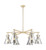 Innovations - 411-6CR-CB-G411-7SM - Six Light Chandelier - Downtown Urban - Champagne Bronze