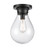 Innovations - 414-1F-BK-8SDY-LED - One Light Flush Mount - Matte Black