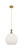 Innovations - 415-1P-BB-G121-12 - One Light Mini Pendant - Ballston - Brushed Brass