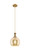 Innovations - 415-1P-BB-G128-8 - One Light Mini Pendant - Ballston - Brushed Brass