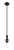 Innovations - 415-1S-BK - One Light Mini Pendant - Ballston - Matte Black