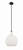 Innovations - 415-1SR-BK-G121-12 - One Light Mini Pendant - Ballston - Matte Black