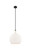 Innovations - 415-1SR-BK-G121-14 - One Light Pendant - Ballston - Matte Black