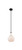 Innovations - 415-1SR-BK-G121-8 - One Light Mini Pendant - Ballston - Matte Black