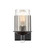 One Light Bath Vanity (417-1W-BK-SDY)