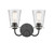 Innovations - 421-2W-BK-G4214 - Two Light Bath Vanity - Matte Black