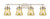 Innovations - 423-4W-SN-G411-6ME - Four Light Bath Vanity - Downtown Urban - Satin Nickel