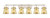 Innovations - 423-6W-SN-G411-6ME - Six Light Bath Vanity - Downtown Urban - Satin Nickel