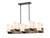 Innovations - 424-10CH-BK-G4451 - Ten Light Island Pendant - Diego - Matte Black