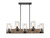 Diego Ten Light Island Pendant (424-10CH-BK-SDY)