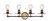Innovations - 431-4W-BBB-LED - Four Light Bath Vanity - Restoration - Black Brushed Brass