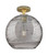 Innovations - 434-1F-BB-G1213-12SM - One Light Flush Mount - Downtown Urban - Brushed Brass