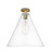Innovations - 434-1F-BB-GBC-162 - One Light Flush Mount - Downtown Urban - Brushed Brass