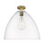 Innovations - 434-1F-BB-GBD-162 - One Light Flush Mount - Downtown Urban - Brushed Brass