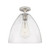Innovations - 434-1F-SN-GBD-124 - One Light Flush Mount - Downtown Urban - Satin Nickel