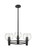 Innovations - 434-3CR-BK-G122-6 - Three Light Pendant - Downtown Urban - Matte Black