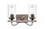 Innovations - 442-2W-BK-CL-LED - Two Light Bath Vanity - Matte Black