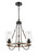 Innovations - 442-3CR-BK-G4422 - Three Light Mini Chandelier - Paladin - Matte Black