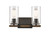 Innovations - 445-2W-BK-G4454 - Two Light Bath Vanity - Matte Black