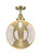 Innovations - 447-1C-AB-G208-12 - One Light Semi-Flush Mount - Caden - Antique Brass
