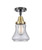 Innovations - 447-1C-BAB-G194 - One Light Flush Mount - Caden - Black Antique Brass